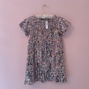 NWOT- GAP Kids Multicolored Sequin Dress